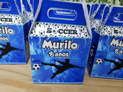 Futebol Caixa Maleta Personalizada Pronta Entrega