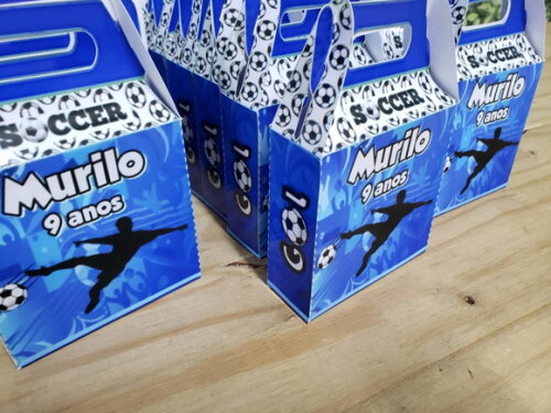 Futebol Caixa Maleta Personalizada Pronta Entrega