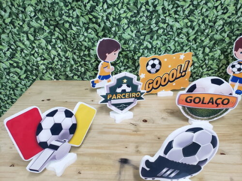 Futebol Neutro Displays de Mesa 9 Peças Pronta Entrega
