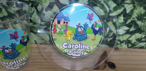 Galinha Pintadinha Descartáveis Personalizados Prontaentrega