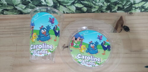 Galinha Pintadinha Descartáveis Personalizados Prontaentrega