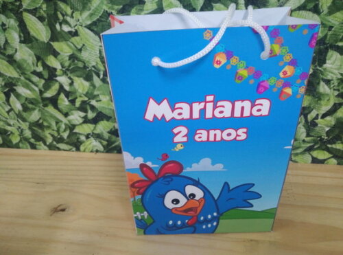 Galinha Pintadinha Sacola Personalizada Pronta Entrega