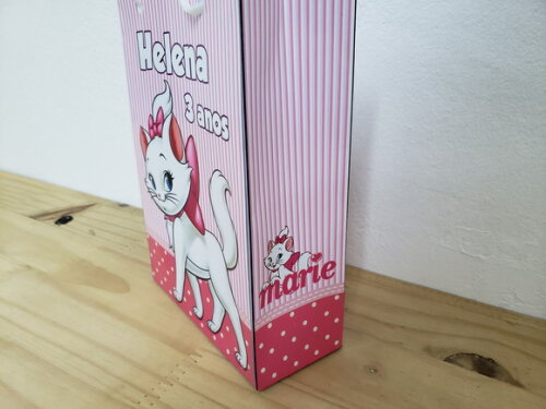Gata Marie Sacola Personalizada Pronta Entrega