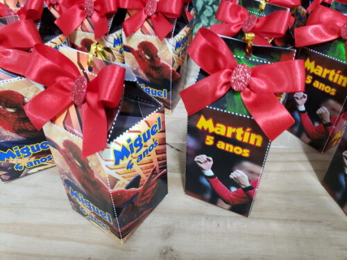 Gêmeos Lembrancinha Caixa Milk Personalizadas Pronta Entrega