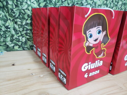 Giovanna Sacola Personalizada Pronta Entrega T 25x17x8 cm