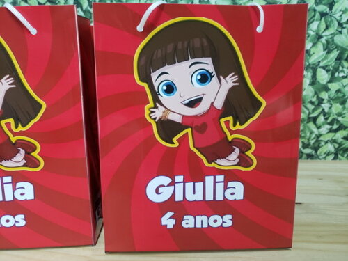 Giovanna Sacola Personalizada Pronta Entrega T 25x17x8 cm