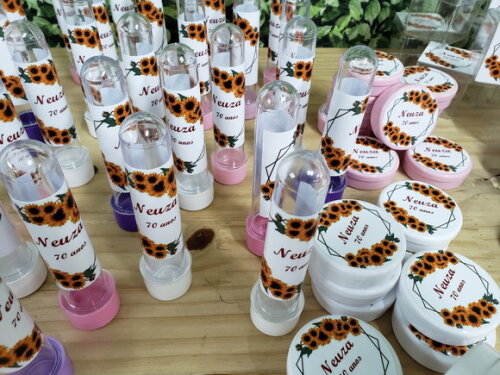 Girassol Flores Kit Lembrancinhas 90 Unidades Pronta Entrega