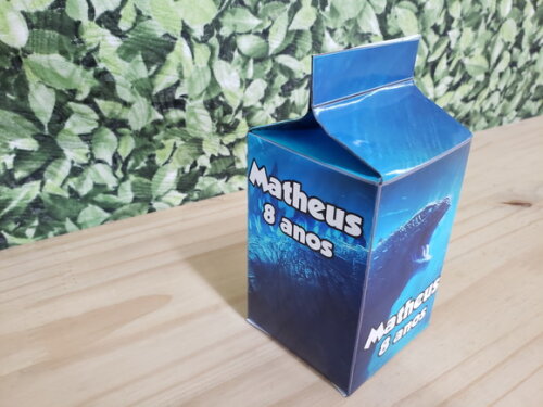Godzilla Caixa Milk Personalizada Pronta Entrega