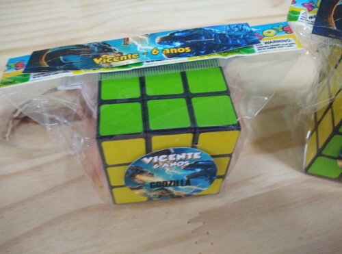 Godzilla Lembrancinha Cubo Mágico Personalizada