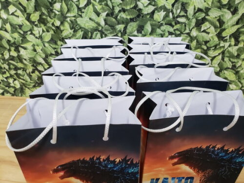 Godzilla Sacola Personalizada Pronta Entrega