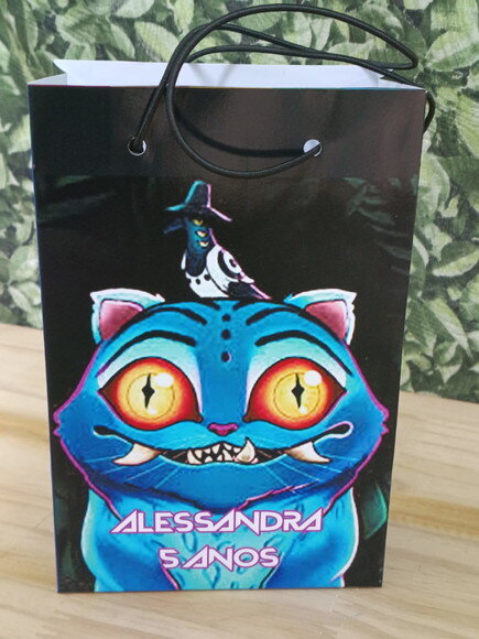 Guerreiras do K Pop Gato Sacola Personalizada Pronta Entrega