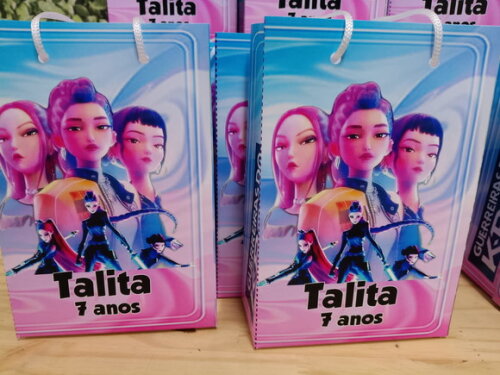 Guerreiras do K Pop Sacola Personalizada Pronta Entrega