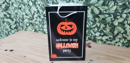 Halloween Sacola Personalizada Pronta Entrega Tam Médio