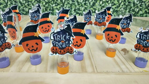 Halloween Tubets com Apliques Pronta Entrega