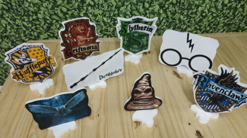Harry Potter Kit de Mesa 8 Peças Tipo Display Pronta Entrega