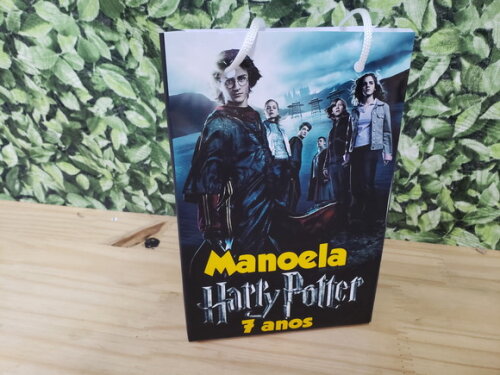 Harry Potter Sacola Personalizada Pronta Entrega