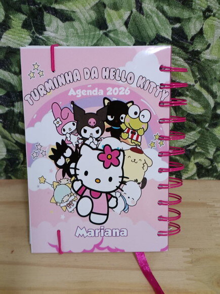 Hello Kitty Agenda Personalizada Tam 15x10 cm - Todos Temas