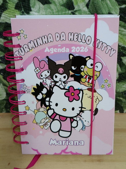 Hello Kitty Agenda Personalizada Tam 15x10 cm - Todos Temas