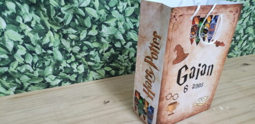 Harry Potter Sacola Personalizada Tam Médio Pronta Entrega