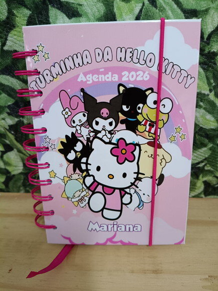 Hello Kitty Agenda Personalizada Tam 15x10 cm - Todos Temas