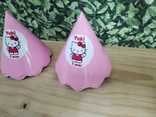 Hello Kitty Chapéu Personalizado Pronta Entrega