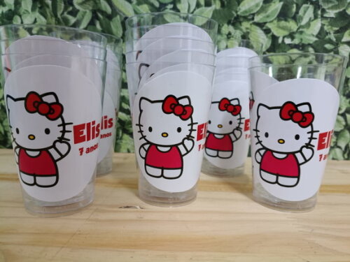 Hello Kitty Copo 300 ml Personalizado Pronta Entrega