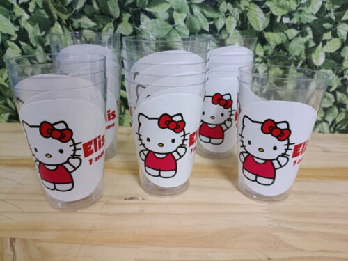 Hello Kitty Copo 300 ml Personalizado Pronta Entrega