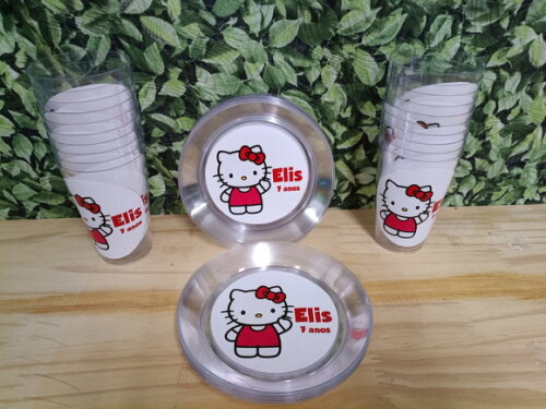 Hello Kitty Descartáveis Personalizados Pronta Entrega