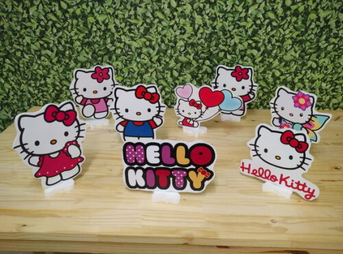 Hello Kitty Kit de Mesa Displays 8 Peças Pronta Entrega