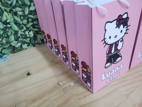Hello Kitty Sacola Personalizada Pronta Entrega