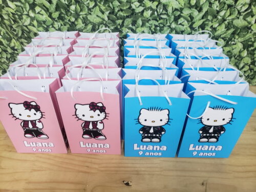Hello Kitty Sacola Personalizada Pronta Entrega