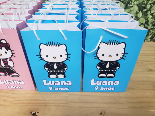 Hello Kitty Sacola Personalizada Pronta Entrega