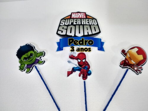 Herois Baby Topo de Bolo Personalizado