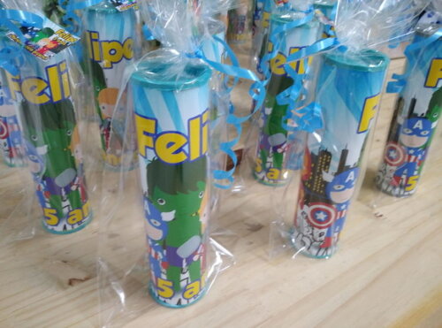 Heróis Cute Lembrancinha Pega Varetas Personalizada P Entreg