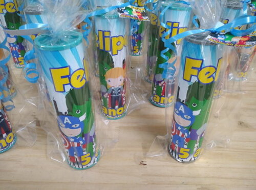 Heróis Cute Lembrancinha Pega Varetas Personalizada P Entreg