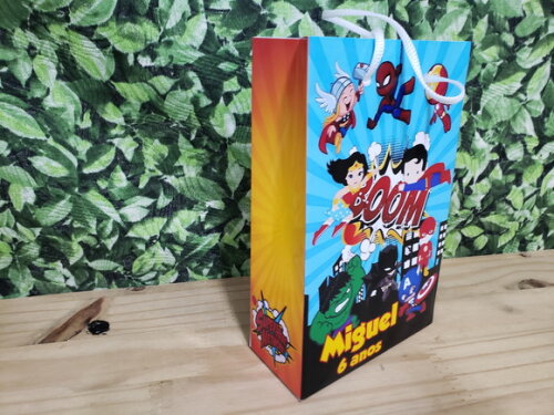 Herois Sacola Personalizada Pronta Entrega