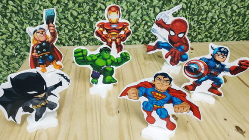Herois Squaid Kit Displays Mesa 7 Peças