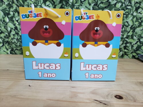 Hey Duggee Sacola Personalizada Pronta Entrega