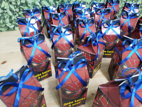 Homem Aranha Caixa Milk Personalizada Pronta Entrega
