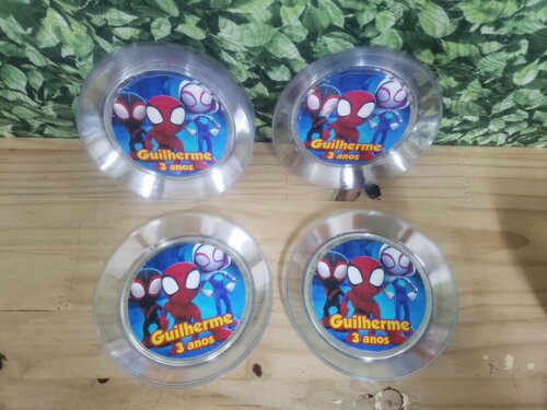Homem Aranha Spyder Descartáveis Personalizados
