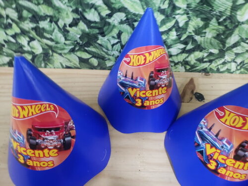 Hot Wheels Chapeuzinho Personalizado Pronta Entrega