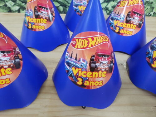 Hot Wheels Chapeuzinho Personalizado Pronta Entrega