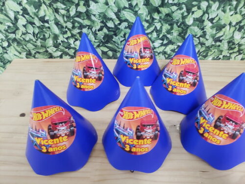 Hot Wheels Chapeuzinho Personalizado Pronta Entrega