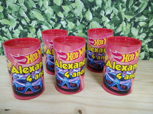 Hot Wheels Cofrinho Personalizado Pronta Entrega