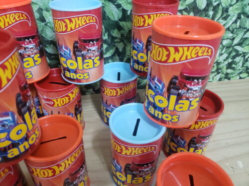 Hot Wheels Cofrinhos Personalizados Pronta Entrega