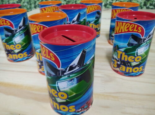 Hot Wheels Cofrinhos Personalizados Pronta Entrega