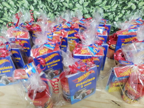 Hot Wheels Kit Lembrancinha Personalizado