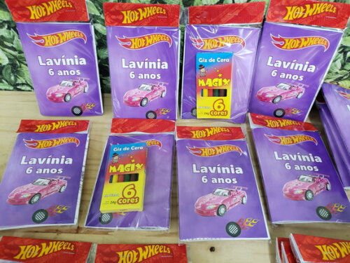 Hot Wheels Menina Caderninho P Colorir Personalizado