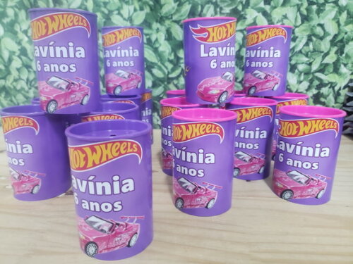 Hot Wheels Menina Cofrinho Personalizado