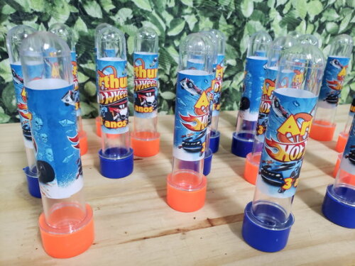 Hot Wheels Tubetes Personalizados Pronta Entrega